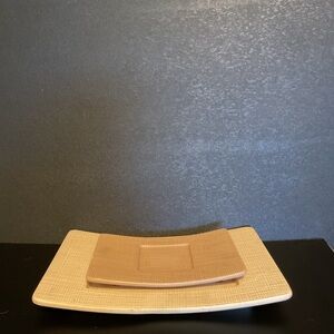 PartyLite Linen Pillar Holders P7459